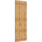 Ekena Millwork Joined Board-n-Batten Shutters w/Z-Bar, Rough Sawn Western Red Cedar, 32 1/4W x 78H, PR RBJ06Z32X078RWR - alternate 4